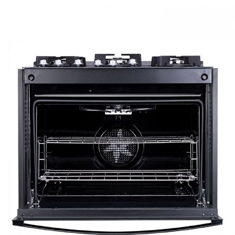 Fogao-de-Embutir-Dako-5-Bocas-Preto-Turbo-Glass---Bivolt