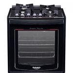 Fogao-de-Embutir-Dako-4-Bocas-Preto-Turbo-Glass---Bivolt
