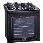 Fogao-de-Embutir-Dako-4-Bocas-Preto-Turbo-Glass---Bivolt