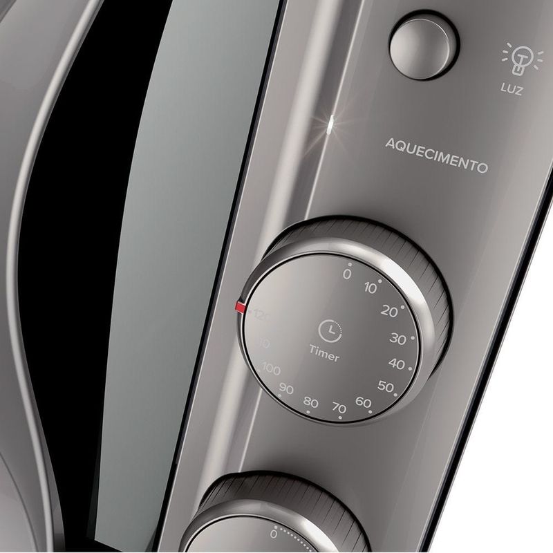 FornoEletricoMueller44LitrosSonettoVidroEspelhadoCinza–220Volts