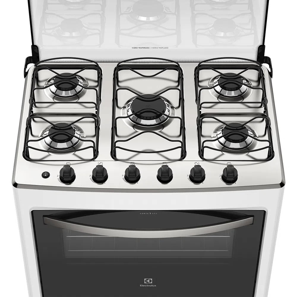 Fogao-de-Piso-Electrolux-5-Bocas-Automatico-com-Ultra-Chama-e-Painel-Completo-Branco-76LBU-–-Bivolt