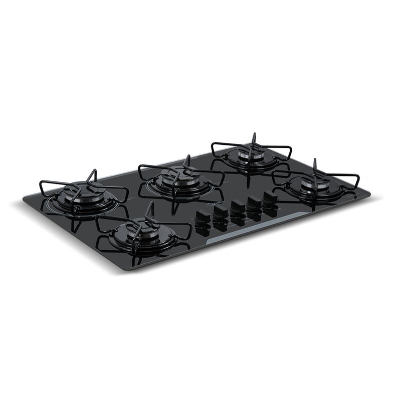 CooktopMidea5BocascomMesadeVidroPretoMDGV50–Bivolt