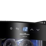AdegaBritania12GarrafasDisplayDigitalePlacaTermoeletricaPretaBAD12P–220Volts