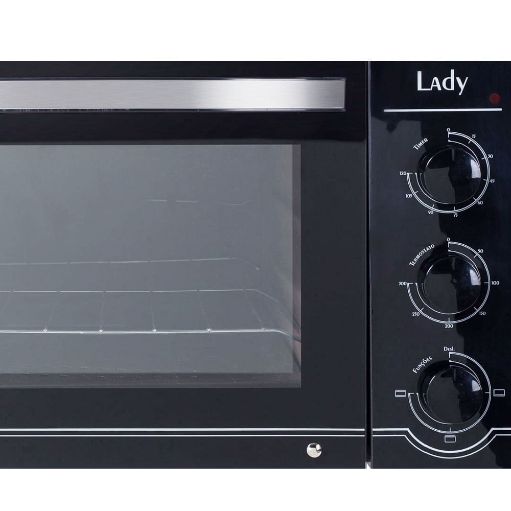 Forno-Eletrico-Safanelli-45-Litros-Lady-com-Migalheiro-Branco-FLB127-–-127-Volts