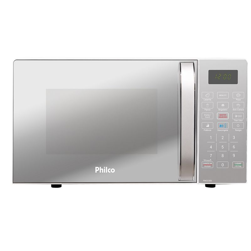Micro-ondas-Philco-20-Litros-com-Revestimento-Limpa-Facil-Porta-Espelhada-Branco-PMO23EB-–-127-Volts