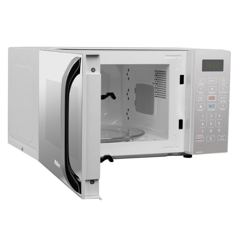 Micro-ondas-Philco-20-Litros-com-Revestimento-Limpa-Facil-Porta-Espelhada-Branco-PMO23EB-–-220-Volts
