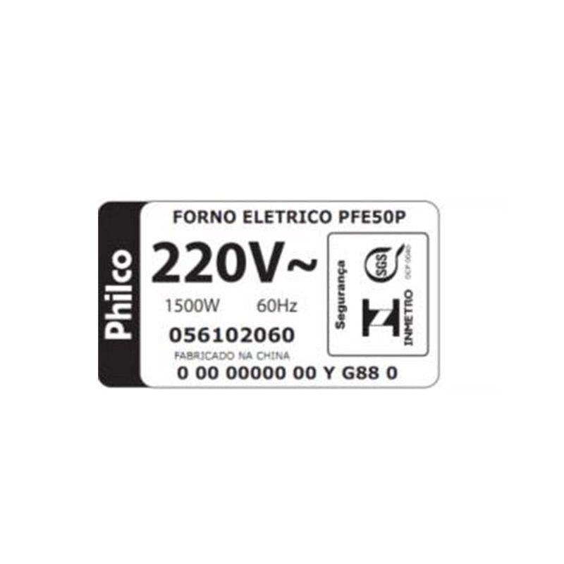 Forno-Eletrico-Philco-50-Litros-Preto-PFE50P---220-Volts