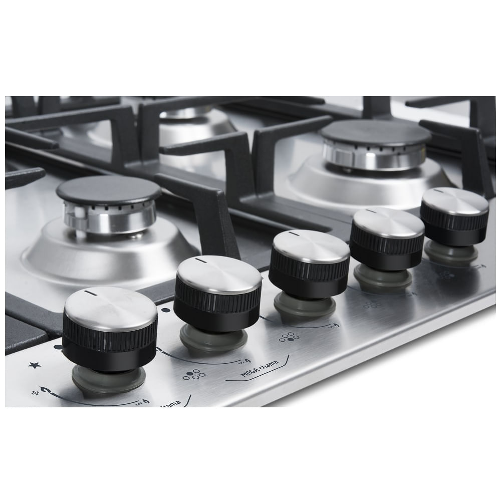 Cooktop Midea 5 Bocas Tripla Chama CYA5B Bivolt