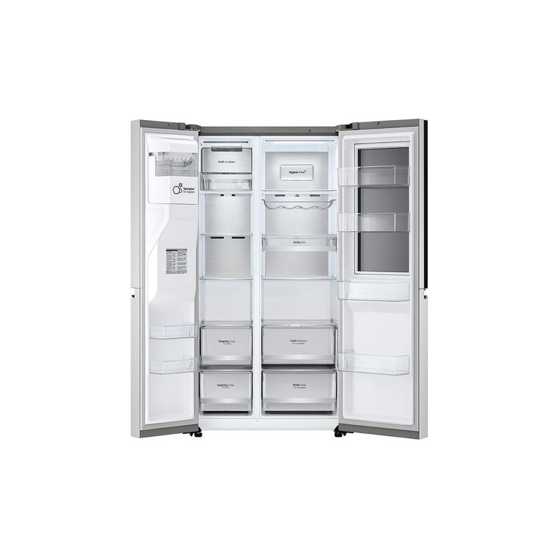 RefrigeradorSmartLG598LitrosSidebySideInstaViewCraftIceUvnanoAcoEscovadoGCX257CSH1220Volts