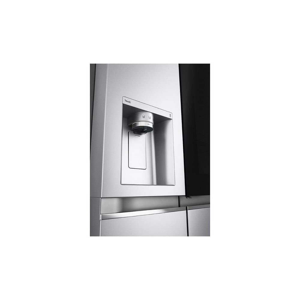 RefrigeradorSmartLG598LitrosSidebySideInstaViewCraftIceUvnanoAcoEscovadoGCX257CSH1220Volts