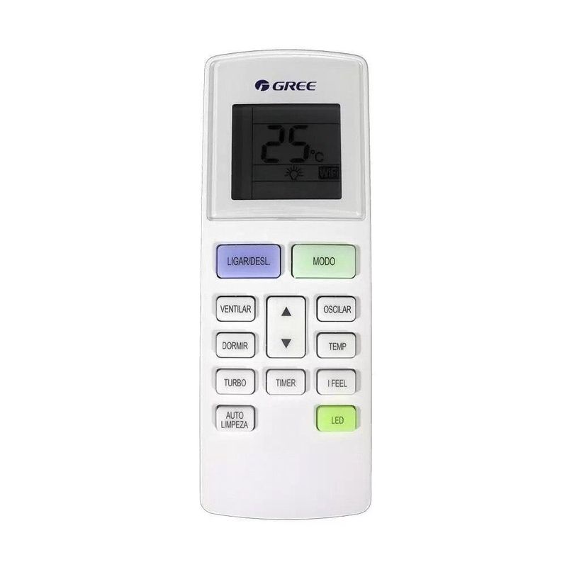 ArCondicionadoSplitHiWallInverterGree12000BTUhQuenteeFrioGDiamondGWH12ACCD3DNA1MI220Volts
