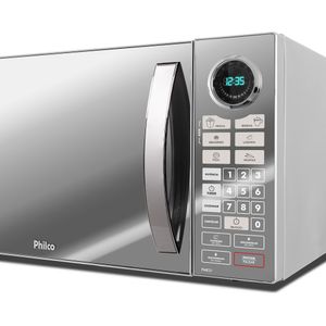 Micro-ondas Philco 30 Litros Cinza Espelhado  PME31 - 220 Volts