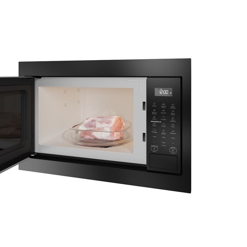 MicroondasdeEmbutirBrastemp32LitrosPretoBM146AE127Volts