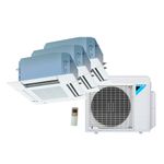 ArCondicionadoMultiSplitCassete4ViasInverterDaikin1x90002x12000BTUhQuenteeFrioMonofasico3MXS24PMVM220Volts