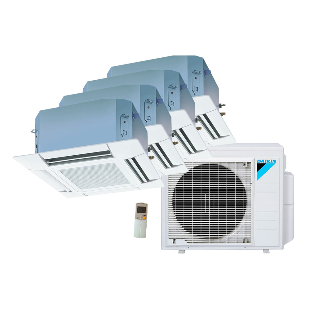 Ar Condicionado Multisplit Quad 36000 Btu(4x9000) Quente/frio - Inverter - Daikin - 220v - Ffq25kvl / 4mxs34pmvm Ar Condicionado Multisplit Quad 36000 Btu(4x9000) Quente/frio - Inverter - Daikin - 220v - Ffq25kvl / 4mxs34pmvm