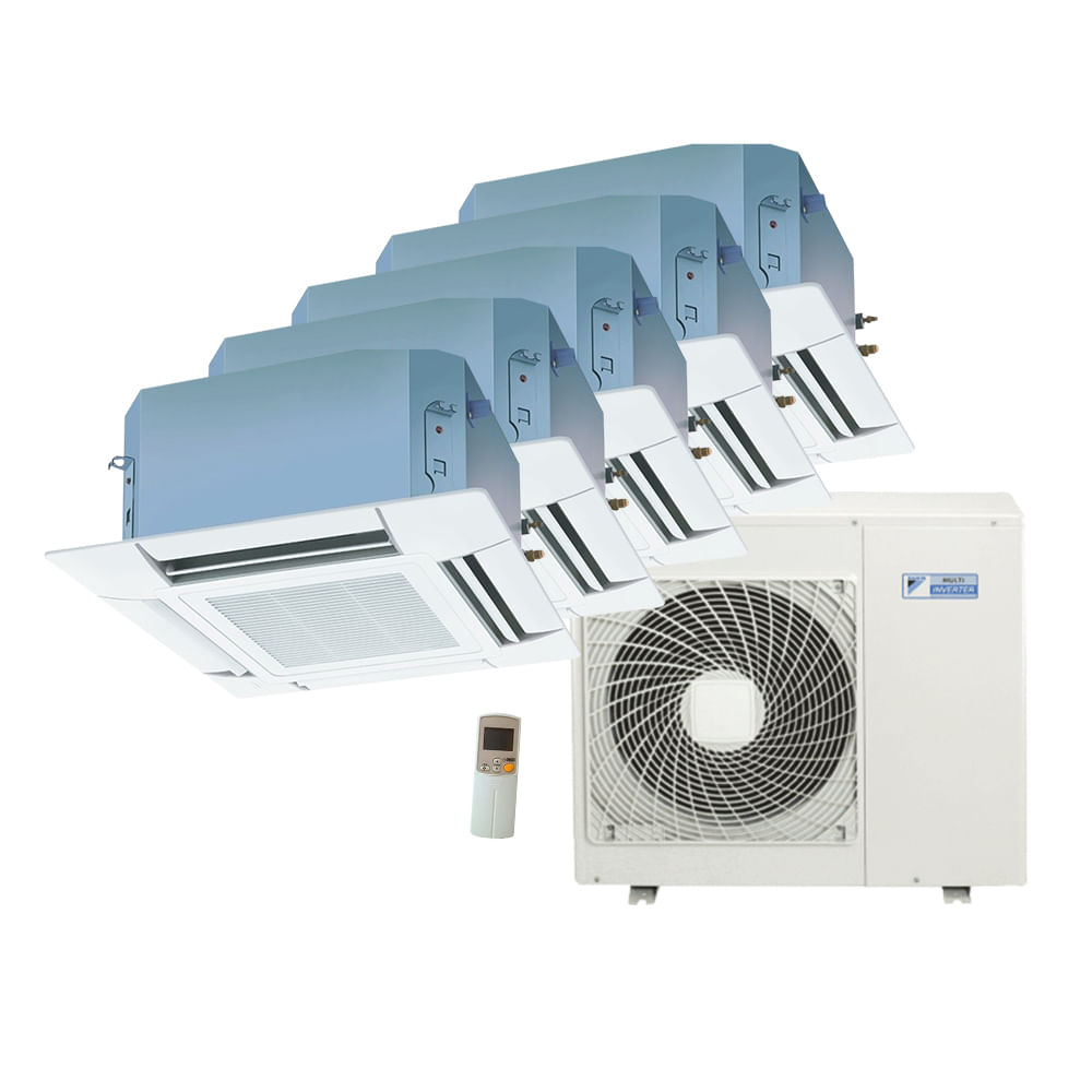 Ar Condicionado Multisplit Penta 45000 Btu(5x9000) Quente/frio - Inverter - Daikin - 220v - Ffq25kvl / 5mxs38pmvm Ar Condicionado Multisplit Penta 45000 Btu(5x9000) Quente/frio - Inverter - Daikin - 220v - Ffq25kvl / 5mxs38pmvm