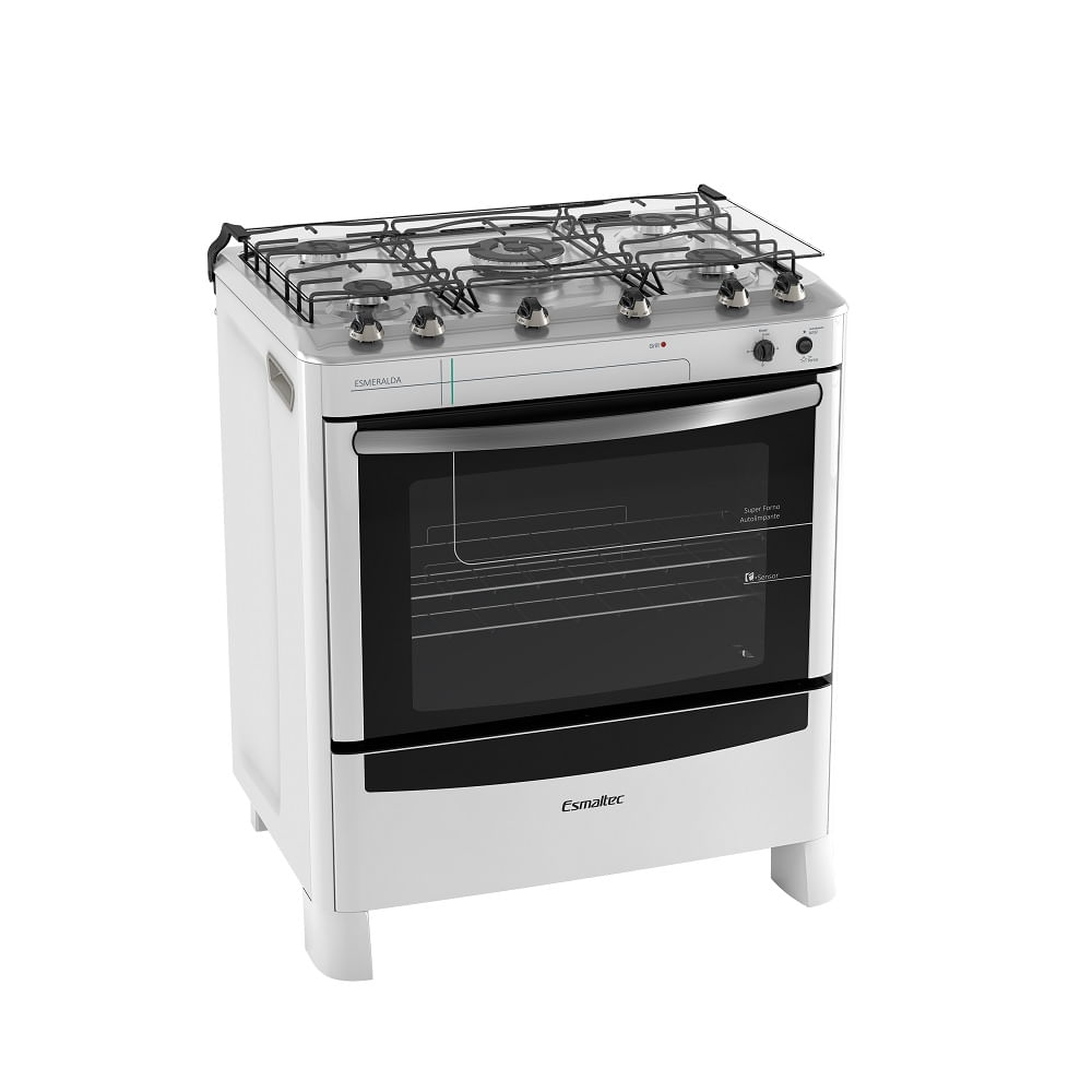 FogaoEsmaltec5BocasEsmeraldaBrancoBivolt