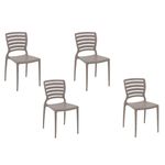 Conjuntode4CadeirasPlasticasTramontinaEncostoVazadoSofiaCamurca