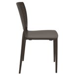 Conjuntode4CadeirasPlasticasTramontinaSafiraMarrom