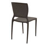 Conjuntode4CadeirasPlasticasTramontinaSafiraMarrom