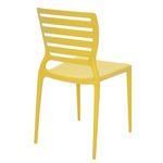 Conjuntode4CadeirasPlasticasTramontinaEncostoVazadoSofiaAmarela