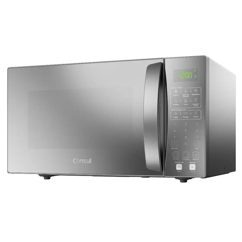 Micro-ondas-Consul-32-Litros-com-Menu-Facil-Cinza-Espelhado-CMS46AR---220-Volts