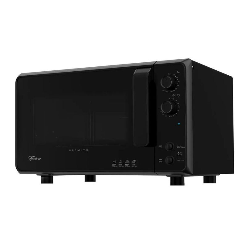 FornoEletricoFischer48LitrosPremierPreto220Volt