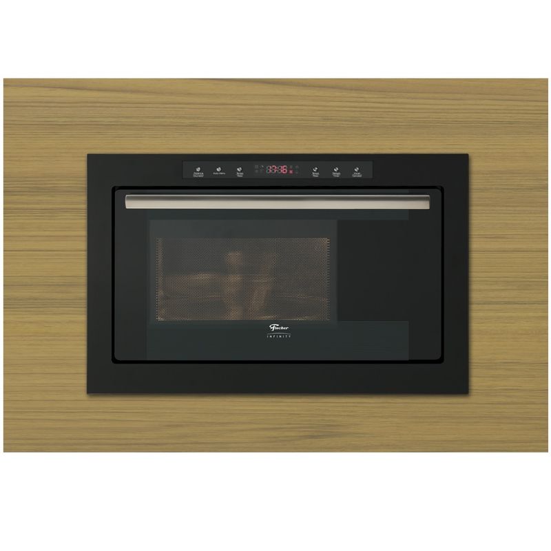 MicroondasdeEmbutirFischer25LitrosInfinitycomDouradorPreto220Volts