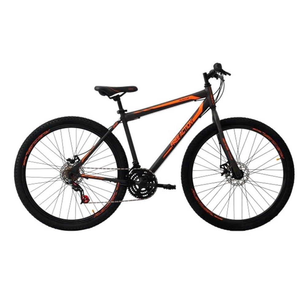 Bicicleta Free Action Flexus 1.5 Aro 29 Susp. Dianteira 21 Marchas - Preto/laranja