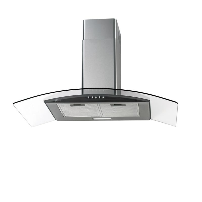 CoifadeParedeFischer90cmTalentFitInox220Volts