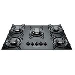 CooktopEsmaltec5BocasSuperChamaGourmetPreto–Bivolt