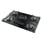 CooktopEsmaltec5BocasSuperChamaGourmetPreto–Bivolt