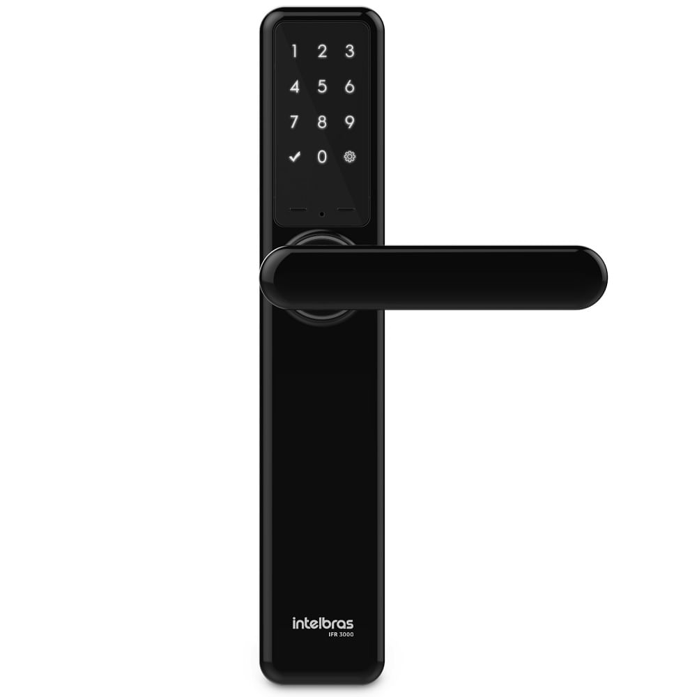 Fechadura-de-Embutir-Intelbras-Smart-Preta-IFR-3000-