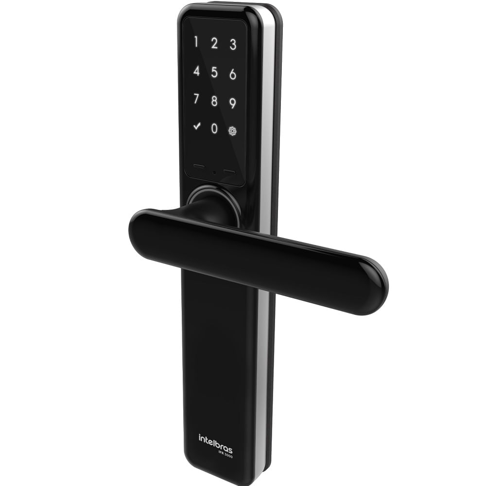 Fechadura-de-Embutir-Intelbras-Smart-Preta-IFR-3000-