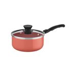 JogodePanelasTramontina5PecasEvoraemAluminiocomRevestimentoInternoCeramicoeExternodeSiliconeCoral