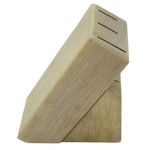 JogodeFacasTramontina6PecasPolywoodcomLaminasemAcoInoxeCabosdeMadeiraVermelhocomSuportedeMadeira