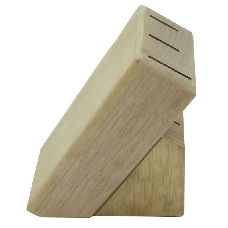 JogodeFacasTramontina6PecasPolywoodcomLaminasemAcoInoxeCabosdeMadeiraVermelhocomSuportedeMadeira