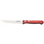 Jogo-de-Facas-Tramontina-6-Pecas-Polywood-com-Laminas-em-Aco-Inox-e-Cabos-de-Madeira-Vermelho-com-Suporte-de-Madeira