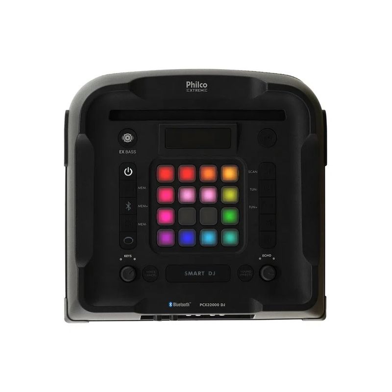 CaixaAcusticaPhilcoSmartDJPretaPCX32000Bivolt