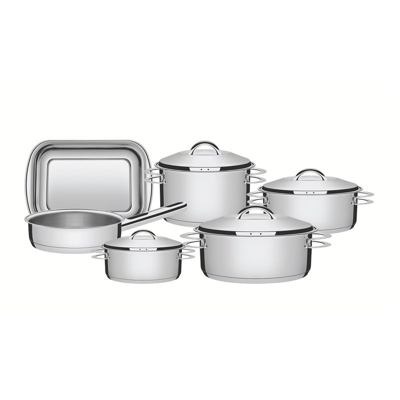 Jogo-de-Panelas-Tramontina-6-Pecas-Solar-em-Aco-Inox-com-Fundo-Triplo
