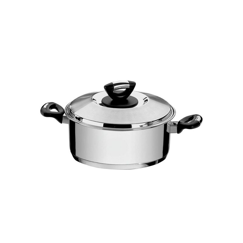 JogodePanelasTramontina6PecasSolarBaqueliteemAcoInoxcomFundoTriplocomCaboseAlcasdeBaquelite