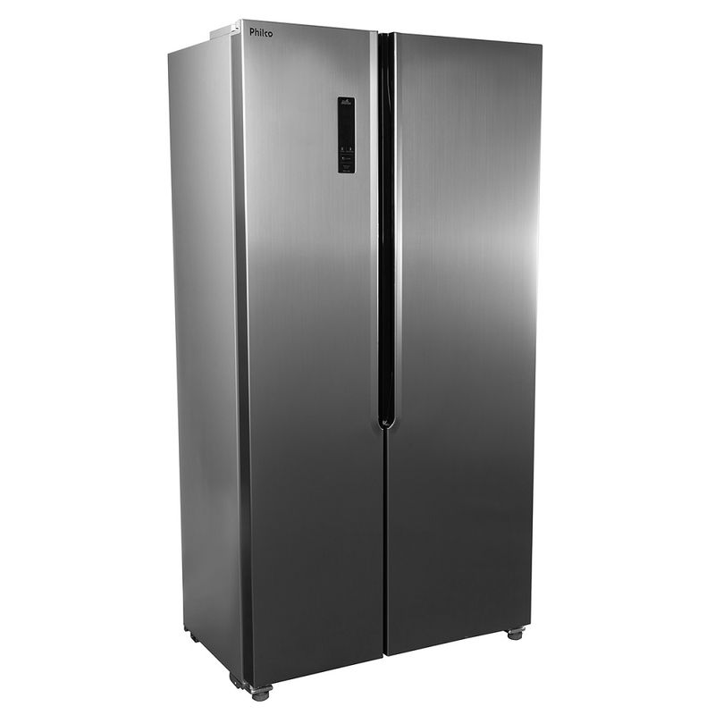 RefrigeradorPhilco437LitrosSideBySideEcoInverterInoxPRF533I–127Volts