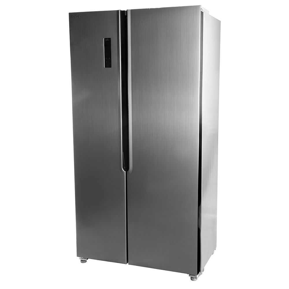 Refrigerador-Philco-437-Litros-Side-By-Side-Eco-Inverter-Inox-PRF533I-–-127-Volts