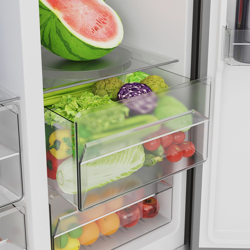 Refrigerador-Philco-437-Litros-Side-By-Side-Eco-Inverter-Inox-PRF533I-–-127-Volts