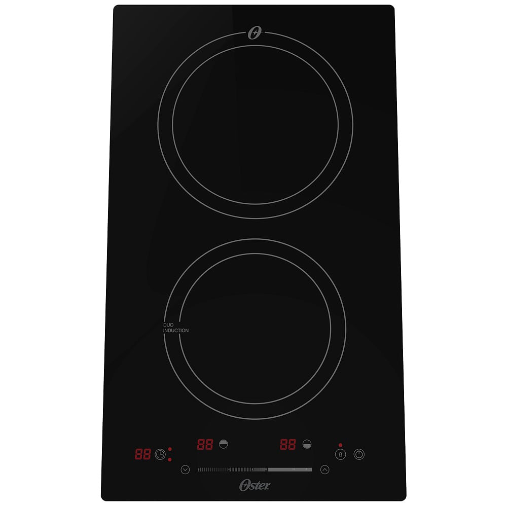 Cooktop de Indução Oster 2 Bocas Touch Screen Preto OTOP202 – 127 Volts