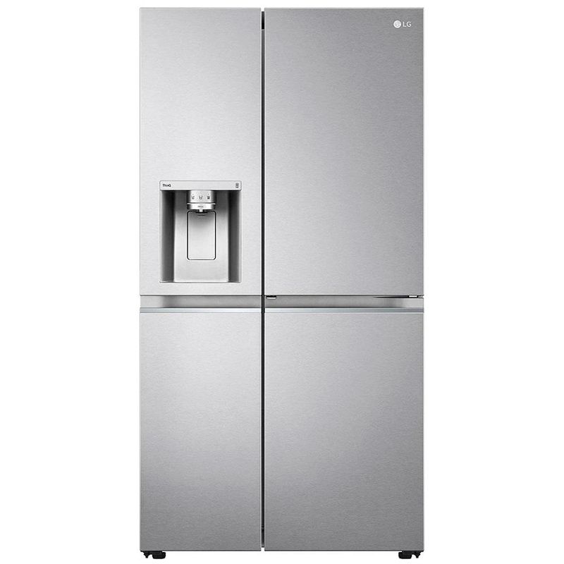 RefrigeradorSmartLG611LitrosSidebySideDoorinDoorUvnanoAcoEscovadoGCJ257CSF1220Volts