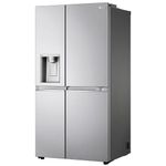 RefrigeradorSmartLG611LitrosSidebySideDoorinDoorUvnanoAcoEscovadoGCJ257CSF1220Volts