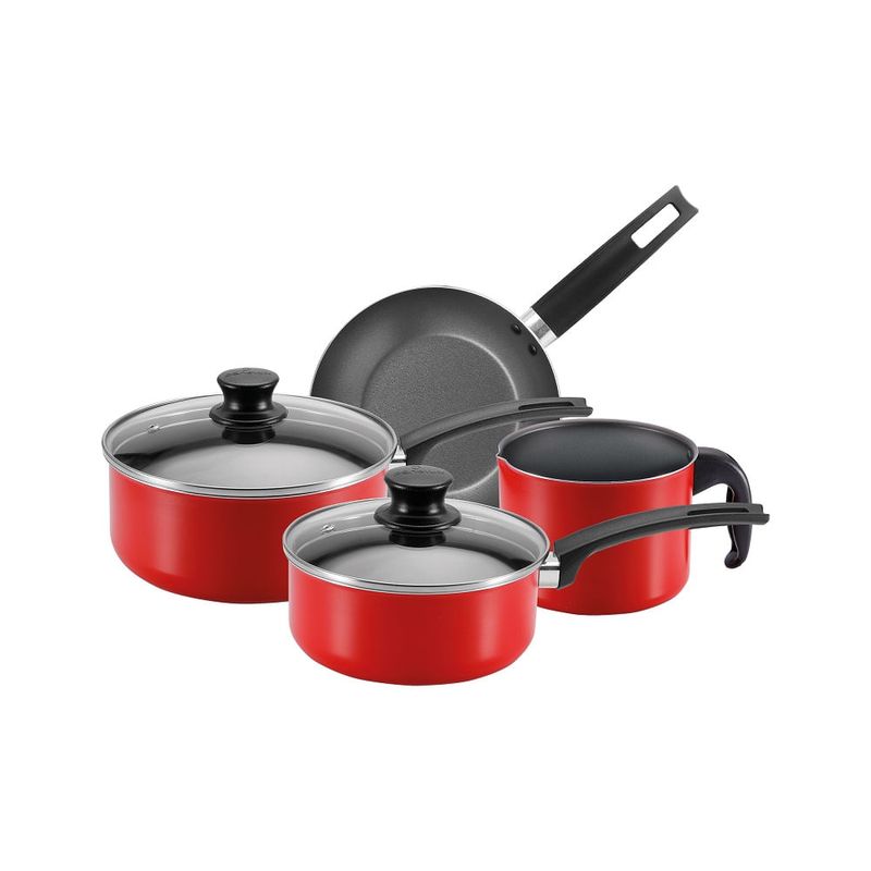 JogodePanelasPanelux4PecasMagnificRevestimentoInternoeExternoAntiaderenteVermelho