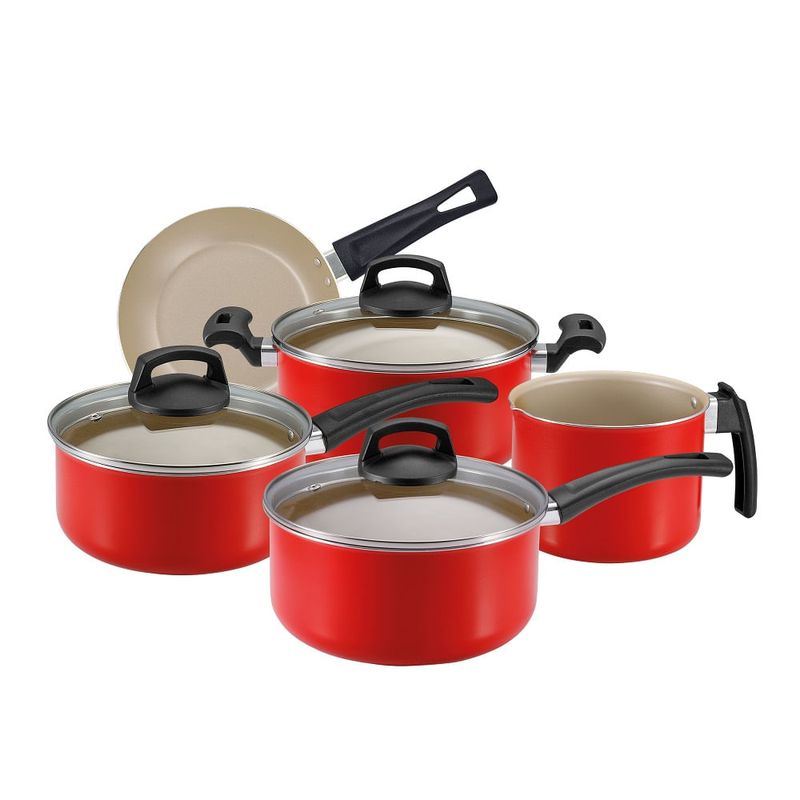 JogodePanelasPanelux5PecasPremiumRevestimentoInternoeExternoAntiaderenteVermelho