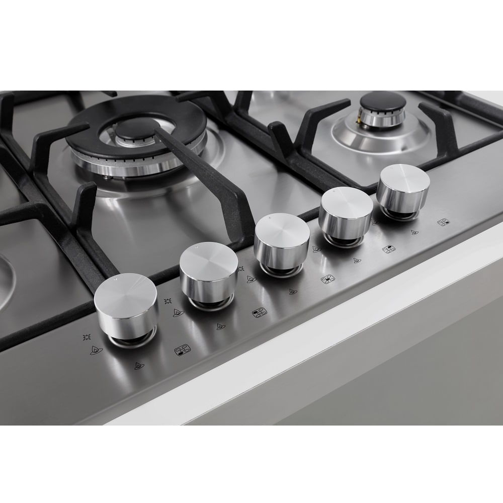Cooktop-a-Gas-Invita-5-Bocas-70cm-Inox---Bivolt-